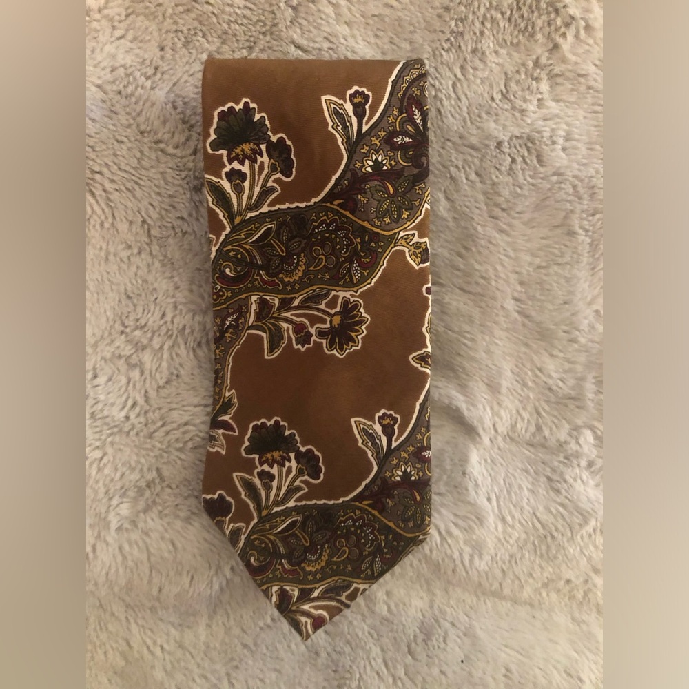 Óscar de la renta B Paisley Silk Tie - Men Accessories